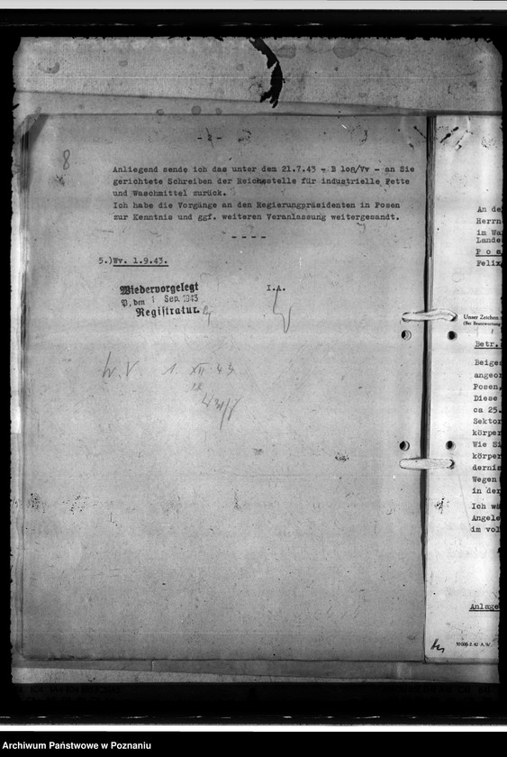 Obraz 12 z jednostki "Errichtung von Tierkörperbeseitigungsanstalten, hier: Posen"