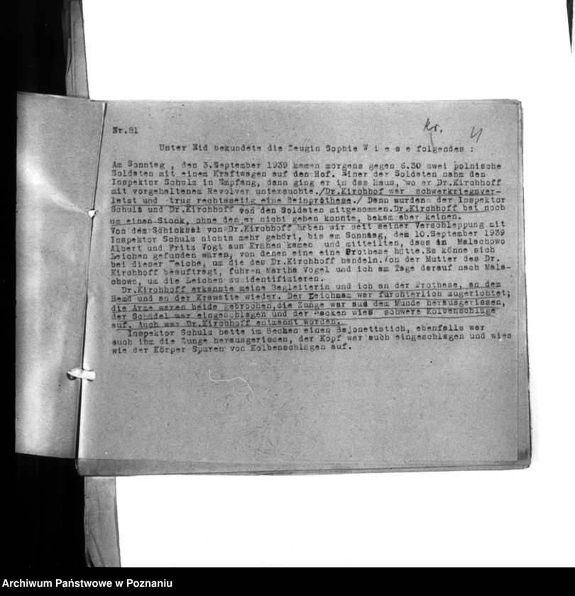 Obraz 8 z jednostki "Abschriften der Berichte über Ermordungen. Zweigstalle Litzmannstadt (Łódź)"