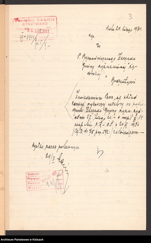 Obraz 5 z jednostki "Akta dot. wyborów do zarządu gminy wyznaniowej żydowskiej w Bodzentynie"