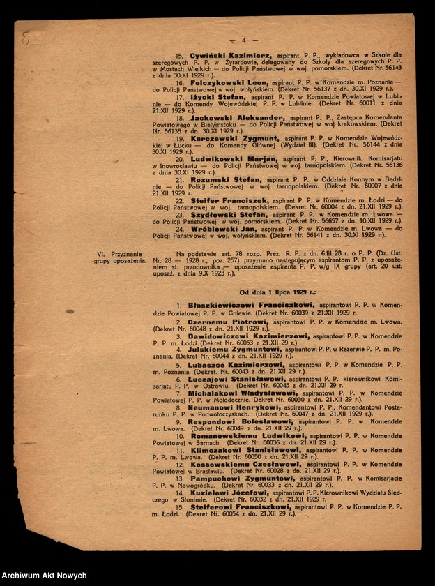 image.from.unit.number "[Rozkazy Komendanta Głównego Policji Państwowej.]"