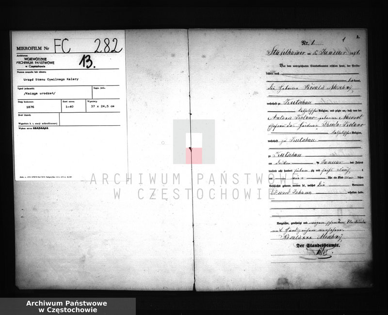 image.from.unit.number "[Księga aktów urodzeń z 1876 roku]"