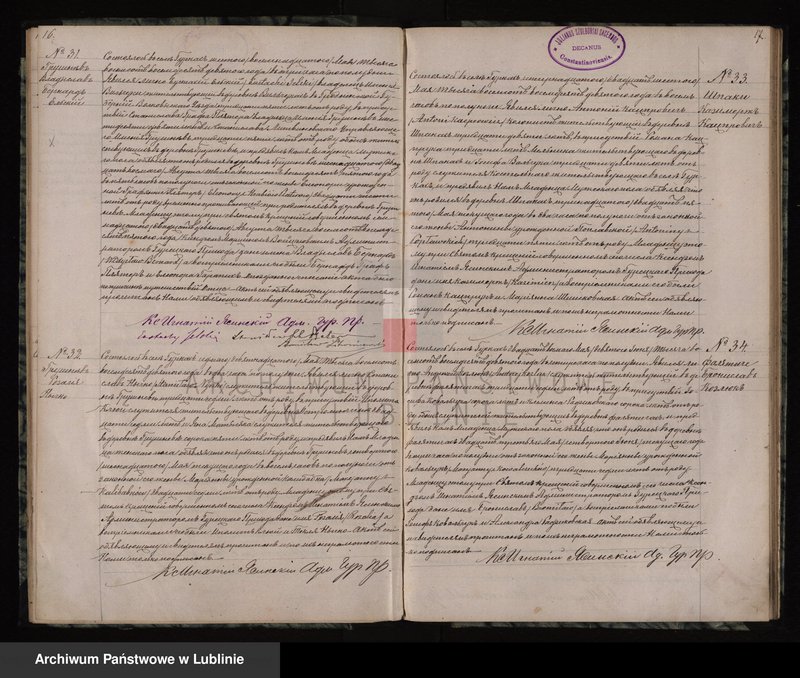 Obraz 10 z jednostki "Księga urodzeń, małżeństw i zgonów"