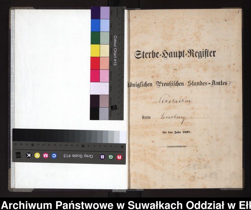image.from.unit.number "Sterbe-Haupt-Register des Königlichen Preussischen Standes-Amtes Nikolaiken Kreis Sensburg"