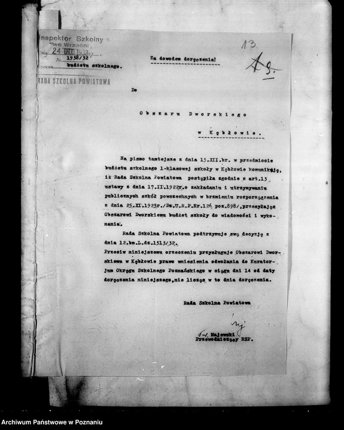 Obraz 16 z jednostki "Inspektorat Szkolny- Września"