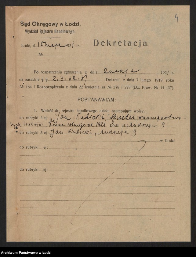 Obraz 6 z jednostki "Jan Kubicki - sprzedaż manufaktury"