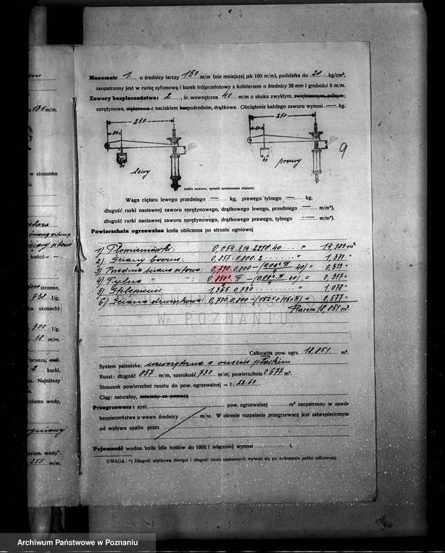 Obraz 13 z jednostki "Młyn parowy w Jasieniu pow. kościański własność O. Starke nadzór nad kotłami parowymi"