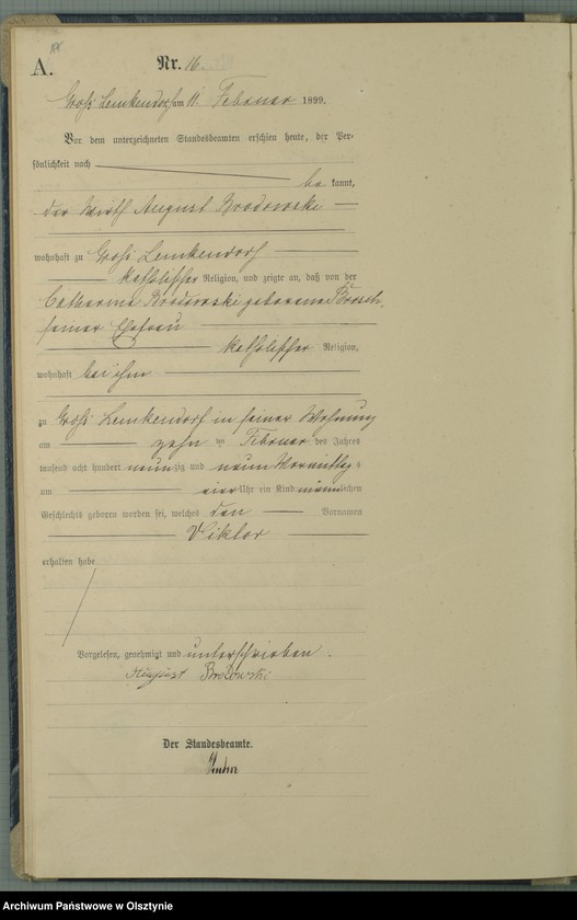 image.from.unit.number "Geburts-Haupt-Register Nr 1 - 98"