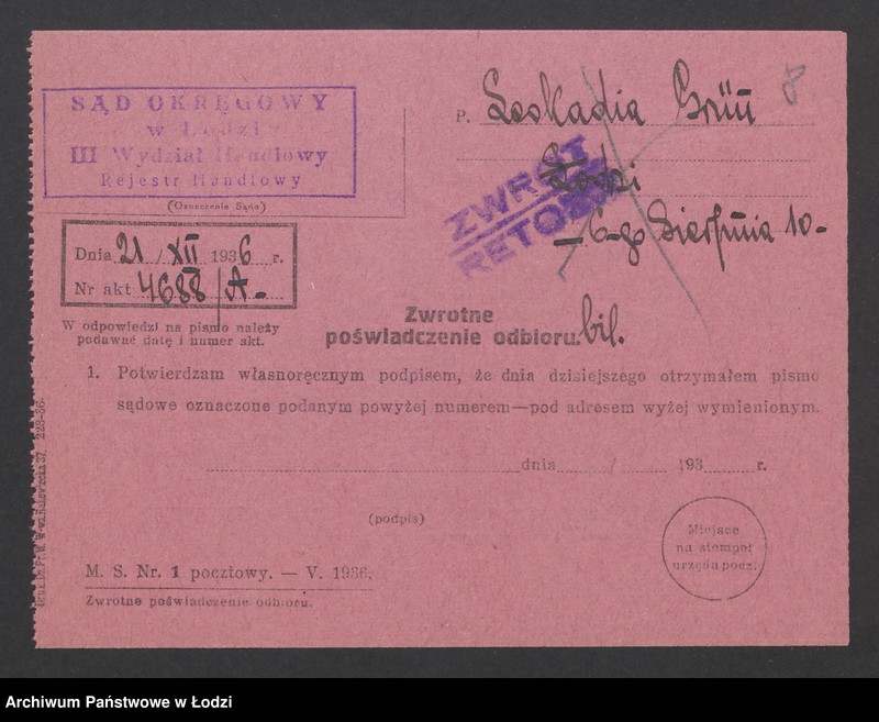 Obraz 10 z jednostki "Leokadia Grün - sklep rzeźniczy"