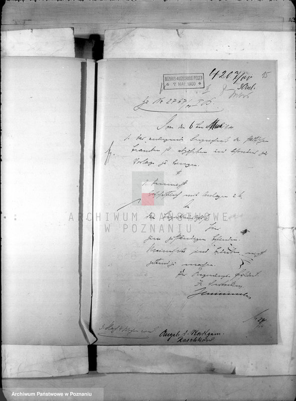 image.from.unit.number "Die Austellung und Versongung der Kommunalbeamten auf Grund des Gesetzes vom 30 Juli 1899 r. /Raszków/"