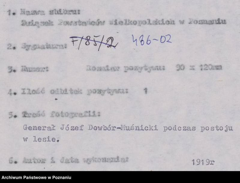 Obraz 6 z jednostki "Generał Józef Dowbór - Muśnicki podczas zaprzysiężenia Straży Ludowej na Placu Wolności w Poznaniu."