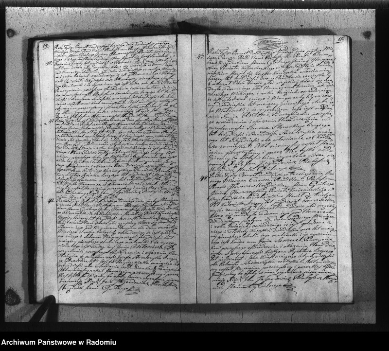 image.from.unit.number "Akta cywilne miasta Głowaczew na rok 1823"