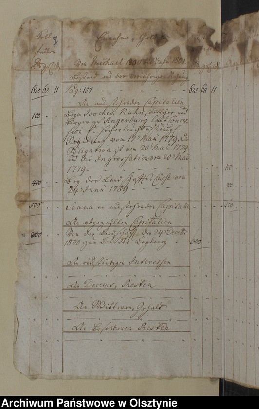 image.from.unit.number "Jahr Kirchen Rechnung der Kirchen zu Kruklanken aller Einnahme und Ausgabe wie auch Bau-Rechnung"