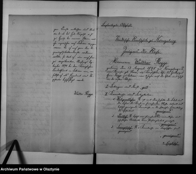 image.from.unit.number "Regierungssupernumerar Rogge [Walter]"