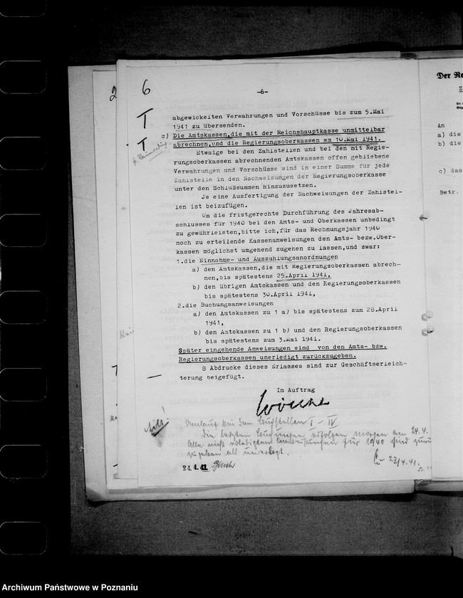 Obraz 9 z jednostki "Abschlüsse (Generalia)"