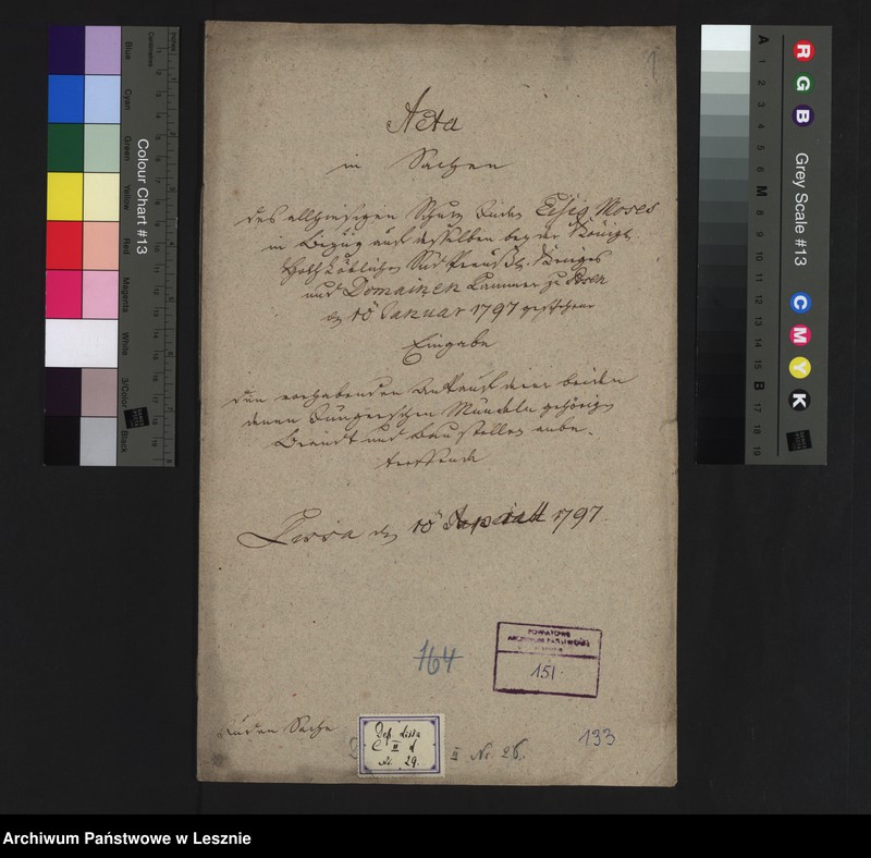 Obraz 3 z jednostki "[Akta in Sachen des allhiesigen Schutz-Juden Eisig Moses auf seine Eingabe den vorhabenden Ankauf der beiden den Jungerschen Mundeln gehörigen Brand-und Baustellen betreffend]"