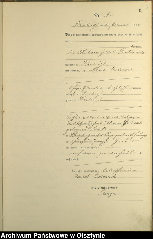 image.from.unit.number "Sterbe-haupt-Register Nr 1 - 23"