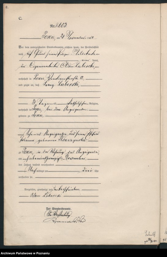 Obraz 7 z jednostki "Księga miejscowa zgonów"