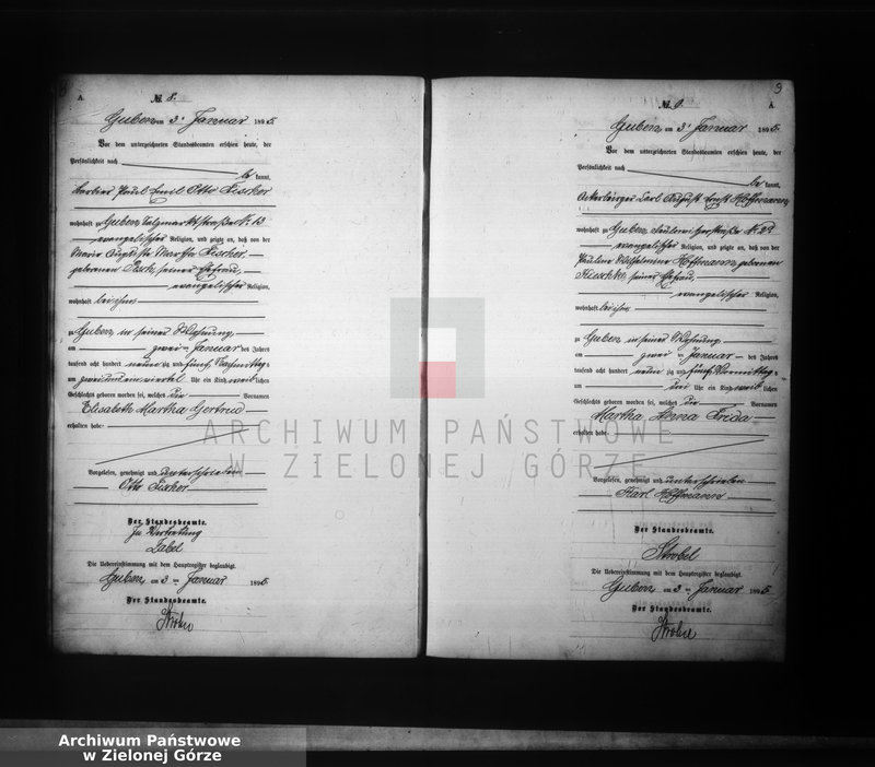 image.from.unit.number "Geburts-Neben-Register, Band I von No 1 bis No 524"