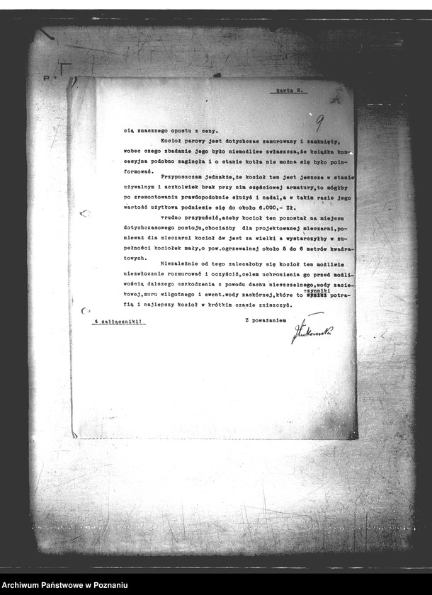 Obraz 13 z jednostki "Huta - powiat bydgoski /m.in. wyszacowanie gorzelni/"