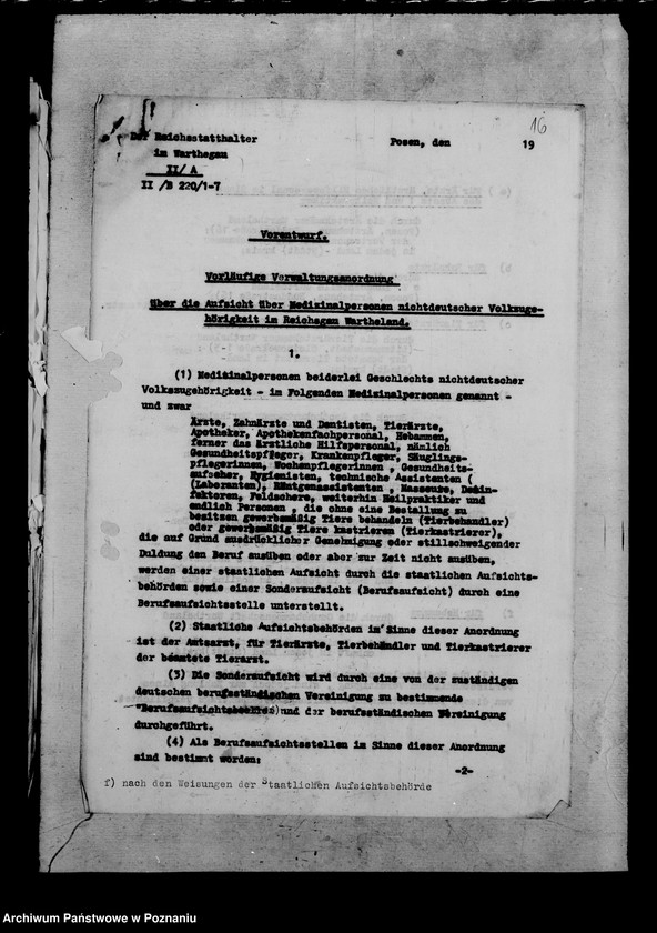 Obraz 20 z jednostki "Aufsicht über nicht deutsche Medizinalpersonen"