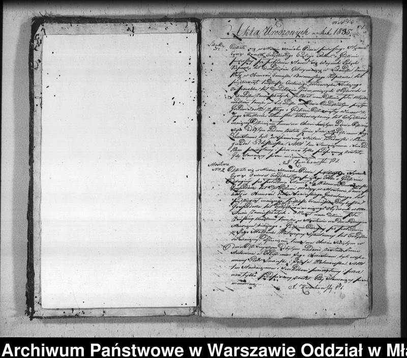 image.from.unit.number "Akta urodzeń, małżeństw i zgonów"