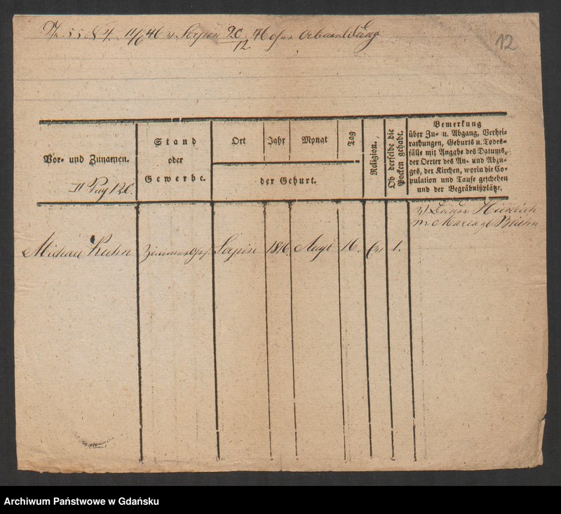 image.from.unit.number "Karty meldunkowe: Kuhn Michael - Kuhn Wilhelmine"