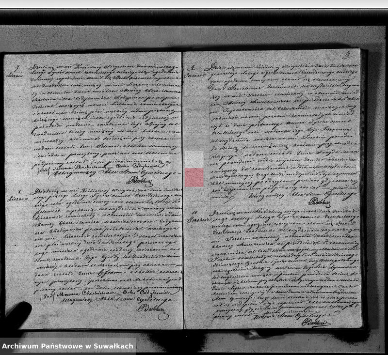 image.from.unit.number "Duplikat Akt Stanu Cywilnego Wyznania Starozakonnych Okręgu Wiejsieie z roku 1843"