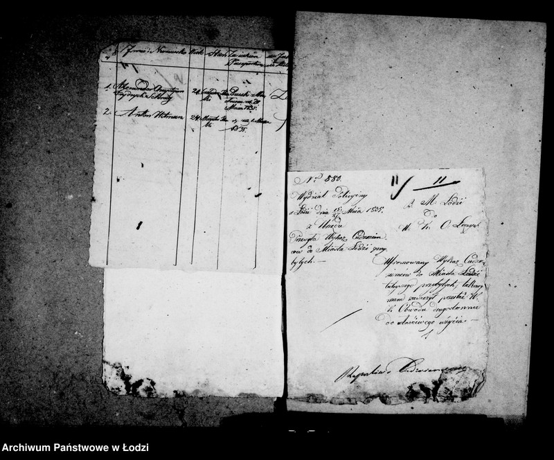 Obraz 16 z jednostki "Akta tyczące się zdawania rapportów o przybywających do miasta tutejszego cudzoziemcach"