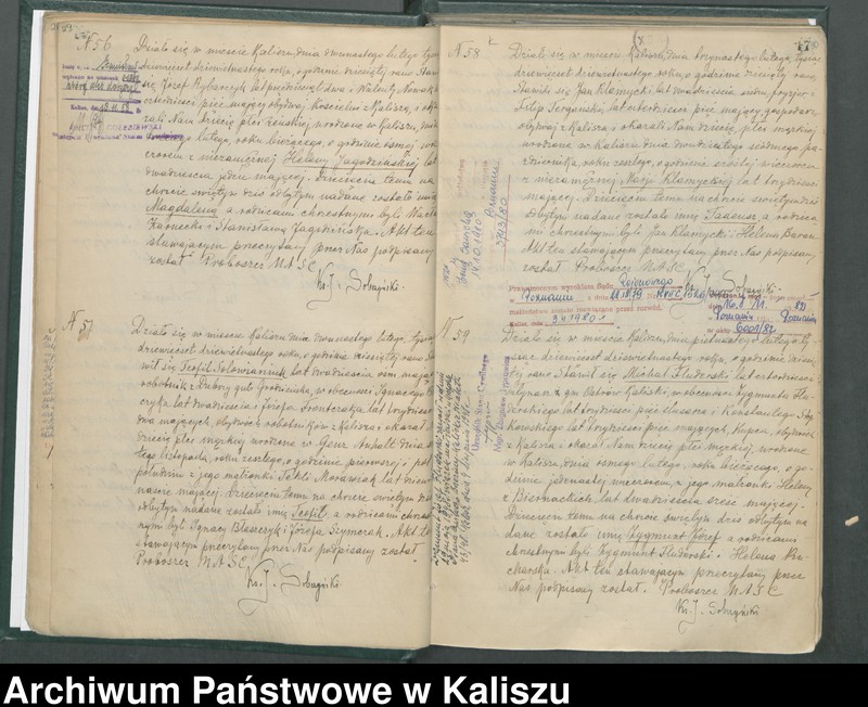 image.from.unit.number "Księga urodzeń, małżeństw i zgonów (duplikat) - tom I"