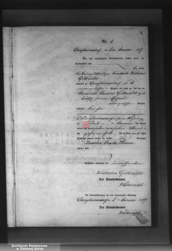 Obraz 4 z jednostki "Geburts-Neben-Register"