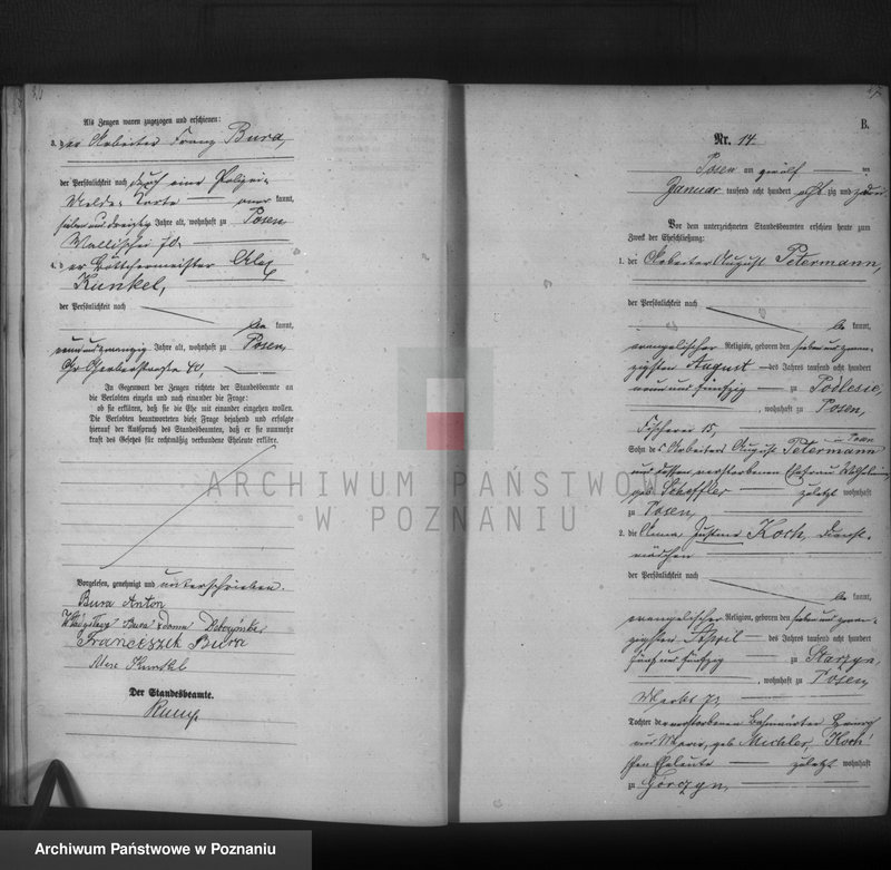 Obraz 15 z jednostki "Księga małżeństw t. I"