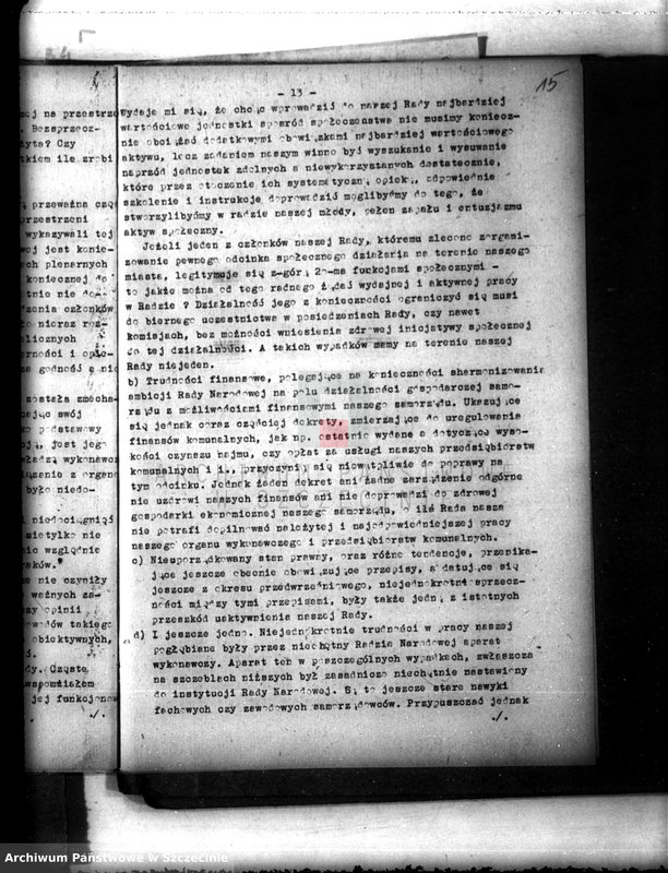 Obraz 17 z jednostki "Sprawozdanie Miejskiej Rady Narodowej w Szczecinie z działalności w roku 1948"