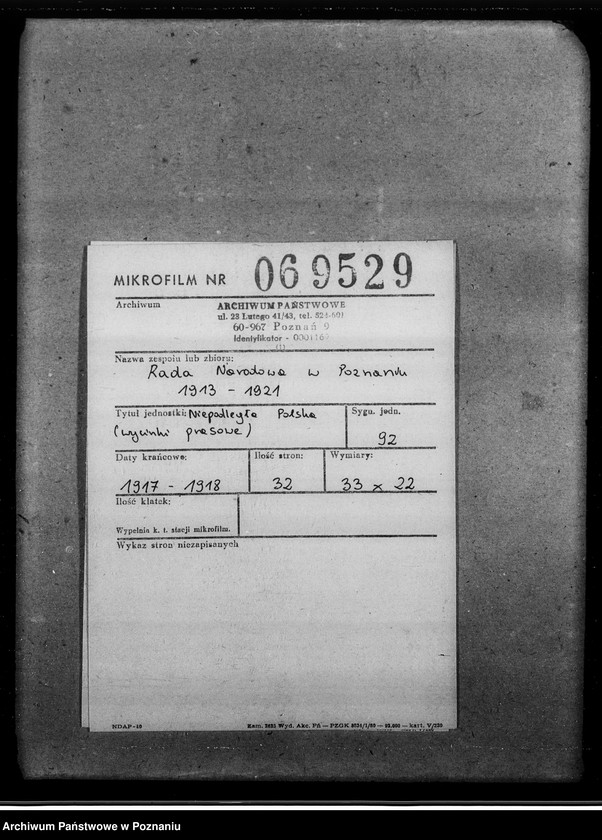 Obraz 2 z jednostki "Niepodległa Polska [wycinki prasowe]"