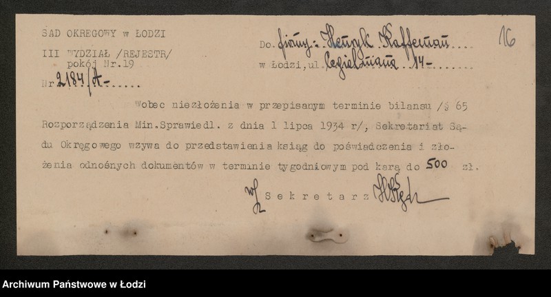 Obraz 18 z jednostki "Henryk Kaffeman – sprzedaż gotowej garderoby"