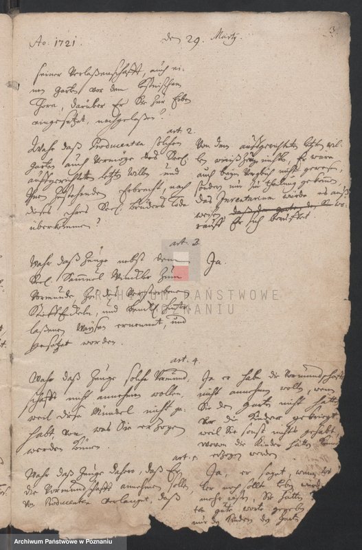 Obraz 6 z jednostki "Ratsprotokoll; język niemiecki"