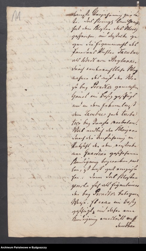 image.from.unit.number "Acta die Bauten und Reparaturen der Kirchen e.[tc.] Gebäuden des Bernhardiner - Kloster zu Bromberg. [Spór sióstr Przysieckich z Przyłęk z klasztorem o łąki]"