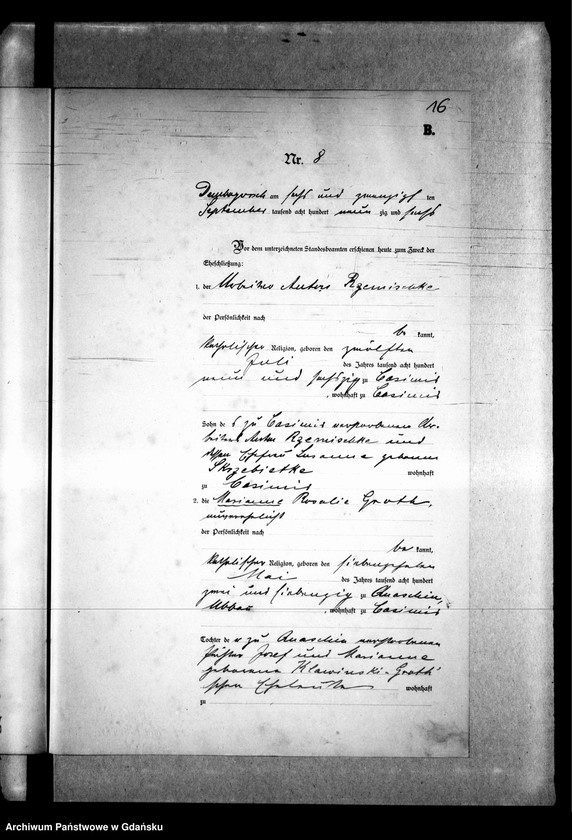 image.from.unit.number "Księga małżeństw"