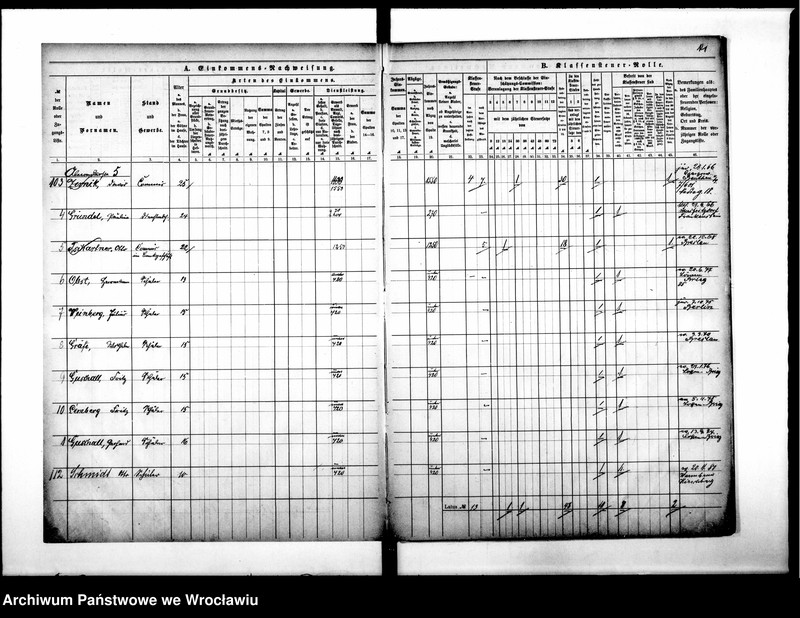 image.from.unit.number "Klassensteuerolle nebst Einkommens Nachweisung"
