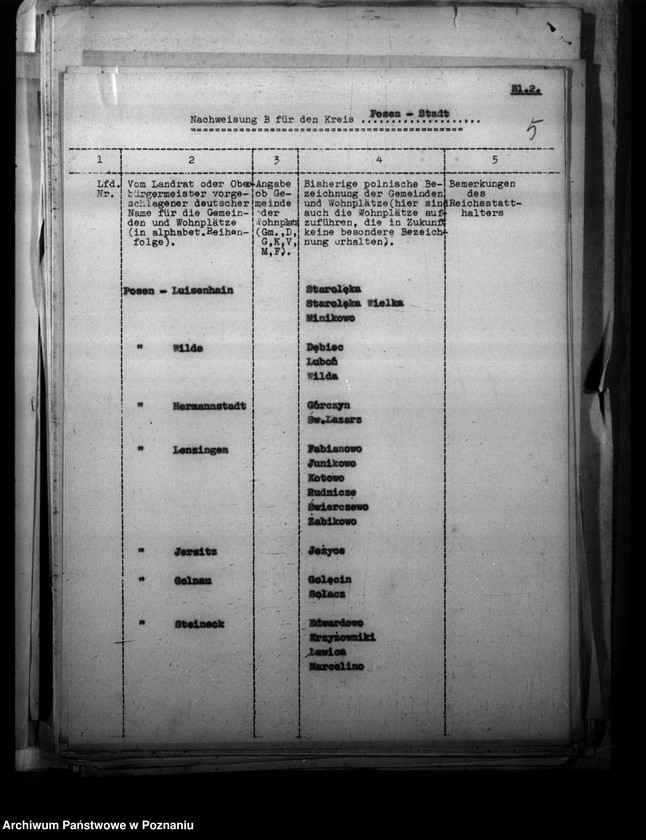Obraz 9 z jednostki "Zmiany nazw miejscowości na obszarze miasta Poznania"