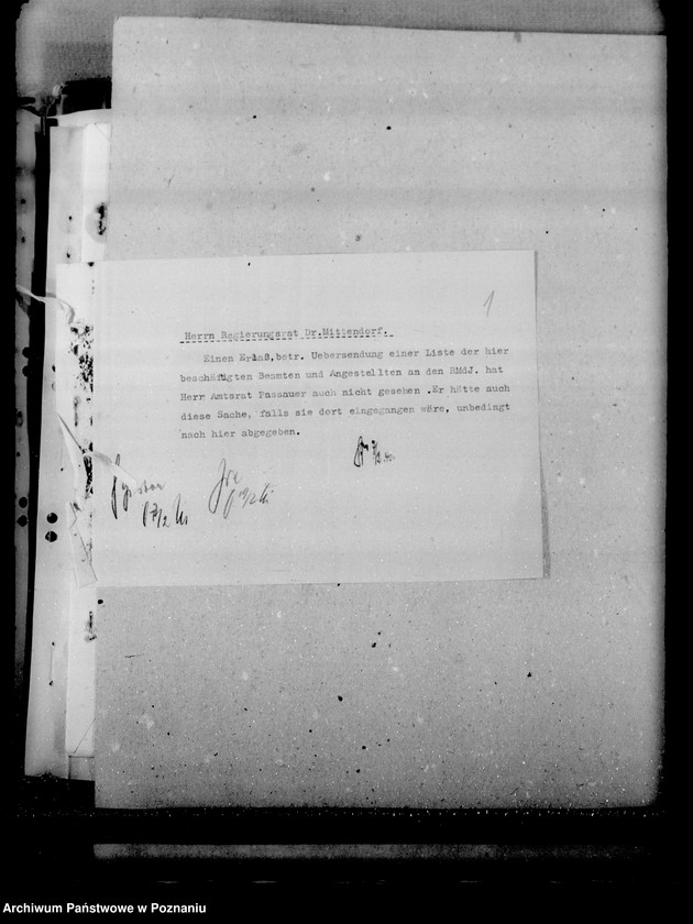 Obraz 5 z jednostki "Personalnachweisungen der Regierungen"