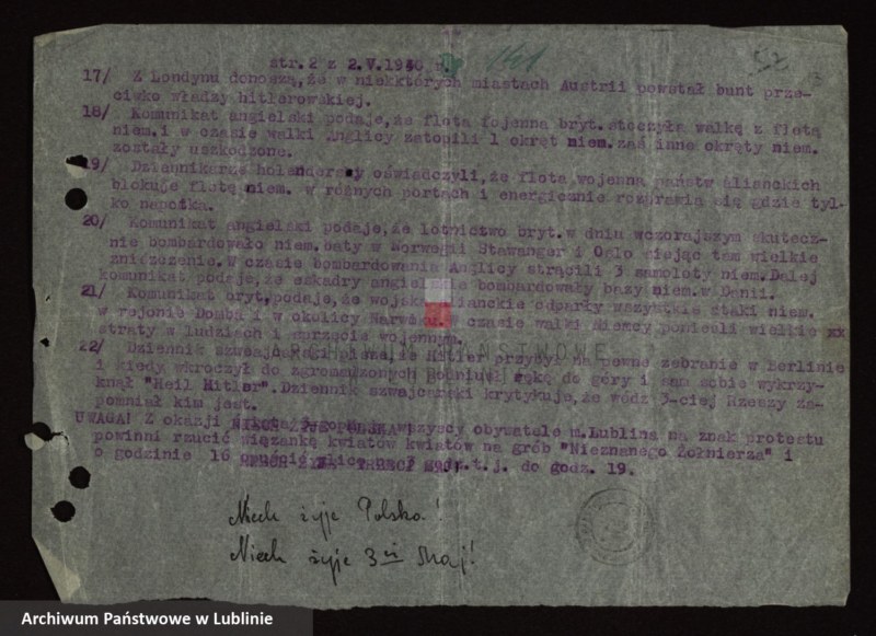 image.from.unit.number "[Komunikaty z nasłuchu radiowego za II-V.1940 r., VIII-XII.1943 r., II, IV i VII.1944 r.]"