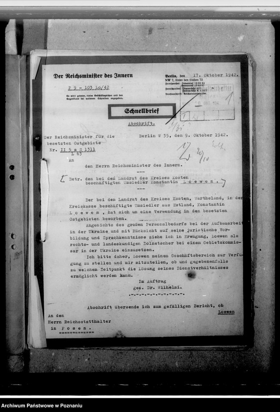 Obraz 5 z jednostki "Lowen, Konstantin - Umsiedler, urzędnik, Willy Woeste, Fischer, Wetter"