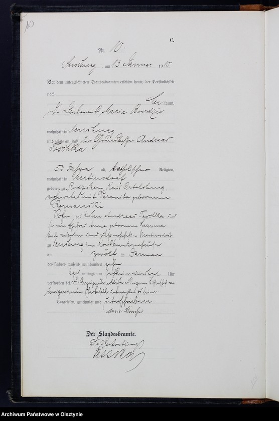 image.from.unit.number "Sterbe-Haupt-Register Nr 1 -215"