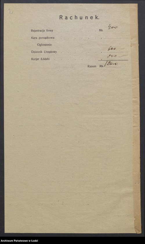 Obraz 4 z jednostki "Inż. Jakób Reicher i S-ka- Biuro Elektrotechniczne"