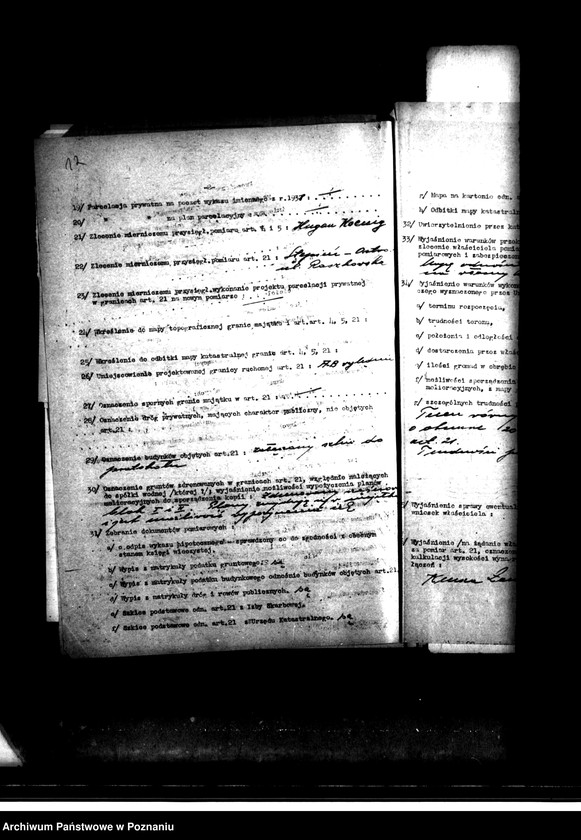 Obraz 16 z jednostki "Majątek Krusza Wielka powiatu mogileńskiego przymusowy wykup /prace pomiarowe/"