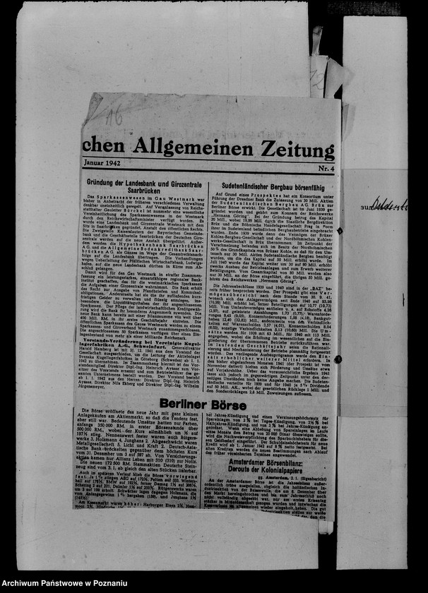 Obraz 20 z jednostki "Zeitungsausschnitte"