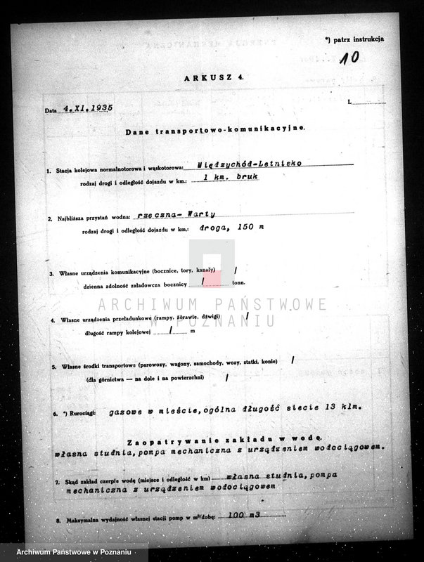 Obraz 14 z jednostki "Gazownia Miejska w Międzychodzie kwestionariusz"