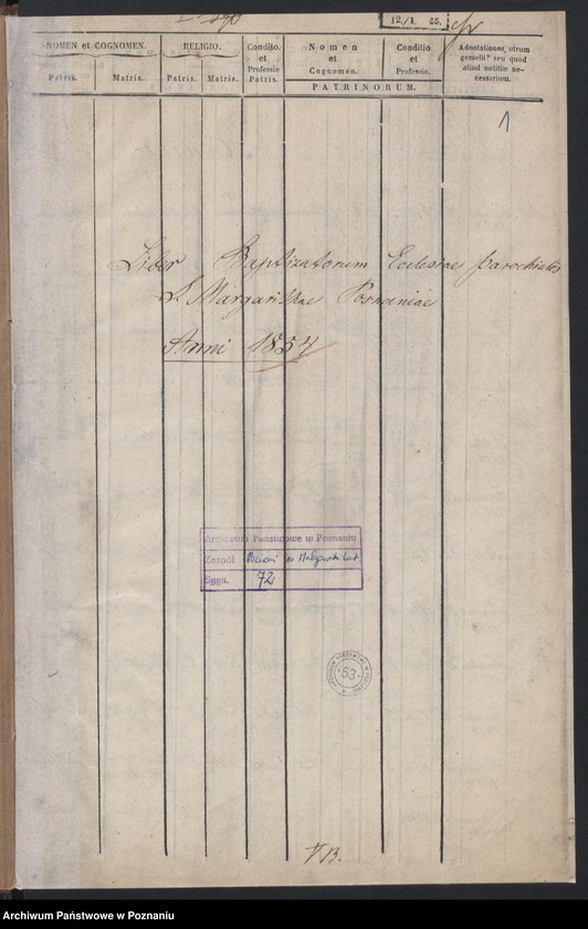 Obraz 3 z jednostki "Księga urodzeń"