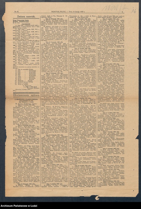 Obraz 16 z jednostki "Jan Dziedziczak- sklep rzeźniczy w Zgierzu"