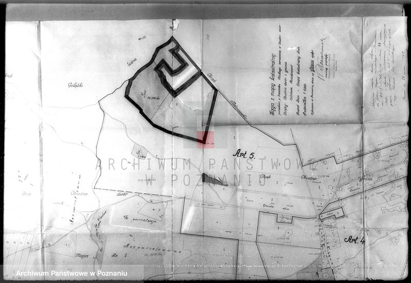 Obraz 12 z jednostki "Majątek Obudno powiatu żnińskiego wyłączenie z art.4/5 ustawy o wykonaniu reformy rolnej"